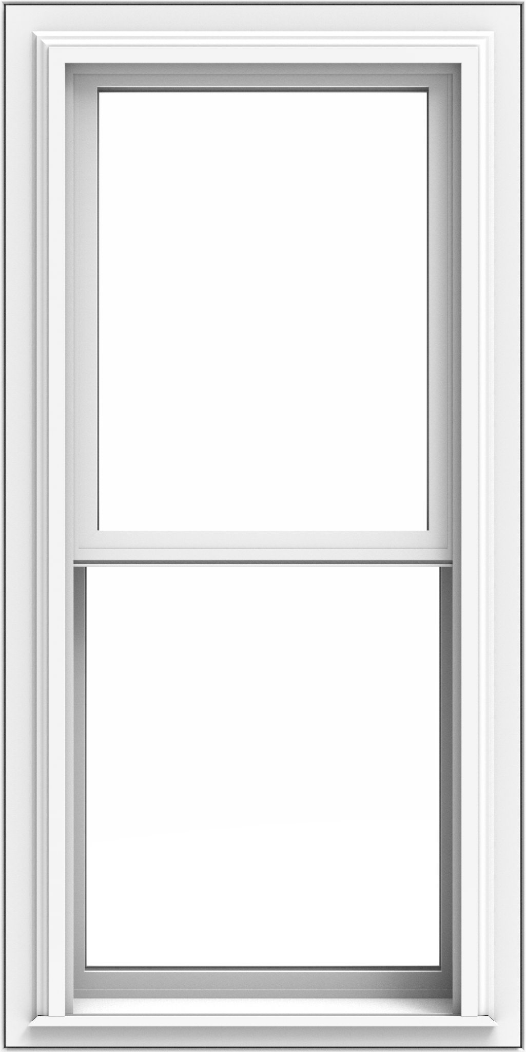 double hung vinyl windows grid on top only